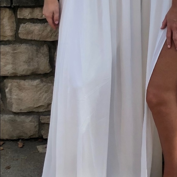 Heavenly Hues Lulus White Maxi Dress - Picture 6 of 7